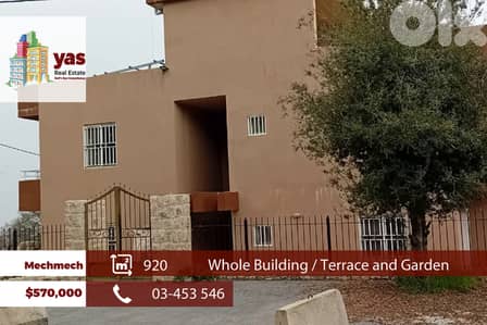 Mechmech 920m2 | Building | Terrace/Garden | Prime Location | MCH