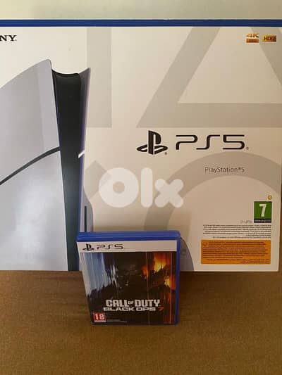 ps5 slim 1tb Europe &call of duty bo7