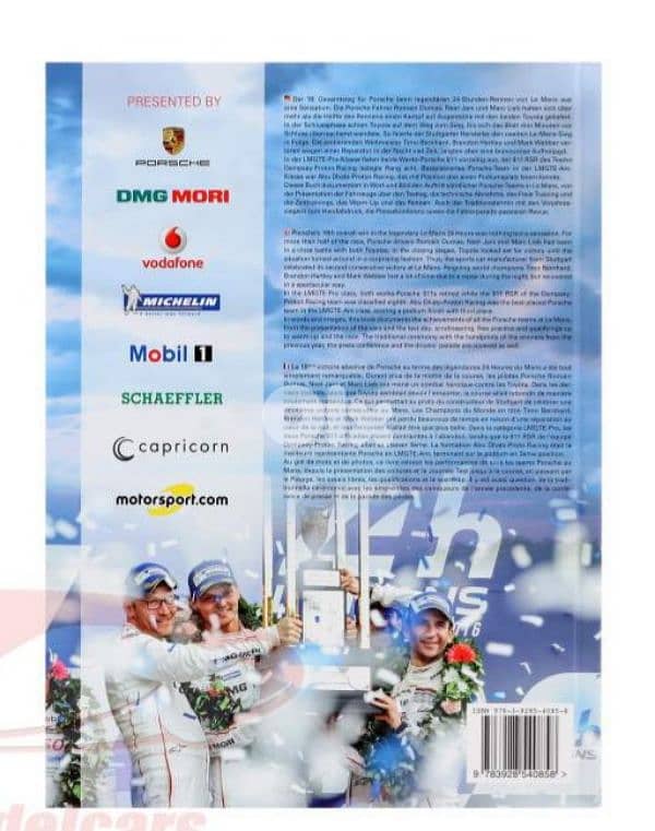 Porsche Victory 2016 (Lemans 24h) Book. 1