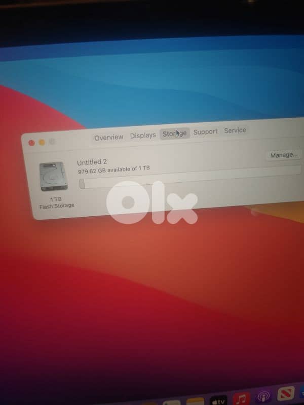 macbook pro 2020 core i7/16/1TB 8