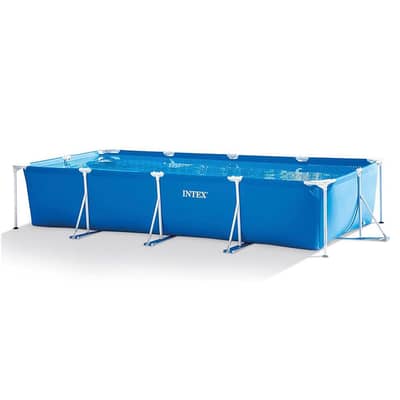 Intex Rectangular Frame Above Ground Pool 450x220x84 CM - حمام سباحة