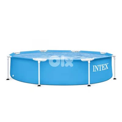 Intex Metal Frame Above Ground Pool 244 x 51 CM - انتكس - حوض سباحة