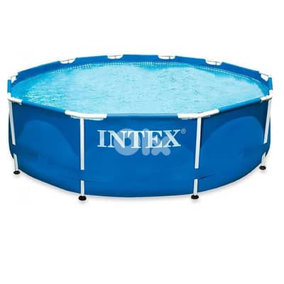 Intex Metal Frame Above Ground Pool 305 x 76 CM - انتكس - حوض سباحة