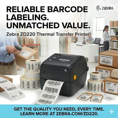 zebra zd220 thermal transfer desktop label printer