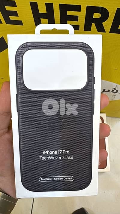 Apple Techwoven Case 17 pro Black