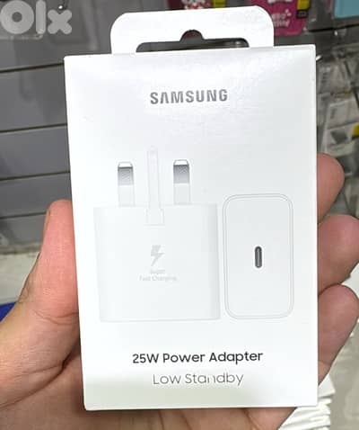 Samsung 25w pd adapter usb-c 3 pin white