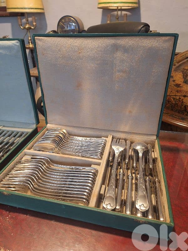 Louis xv ercuis french cutlery set 74 pieces 1