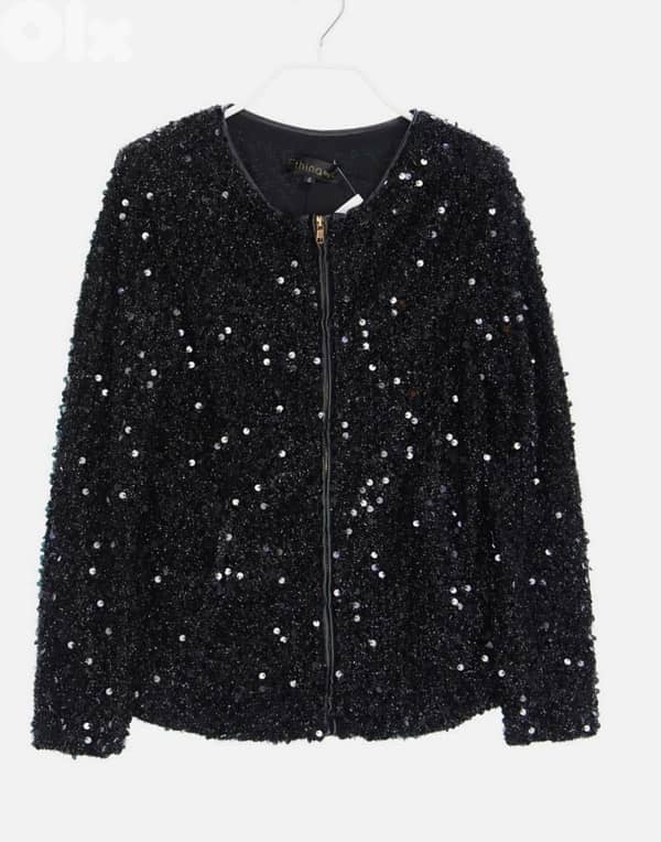 worn ONCE LIKE NEW SEQUINED 3