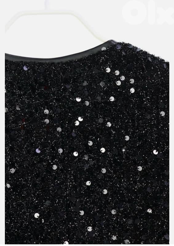 worn ONCE LIKE NEW SEQUINED 6