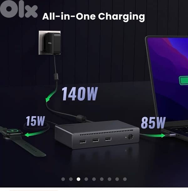 UGREEN Revodok Max 208 Thunderbolt 4 40Gbps 8-in-1 Docking Station 2
