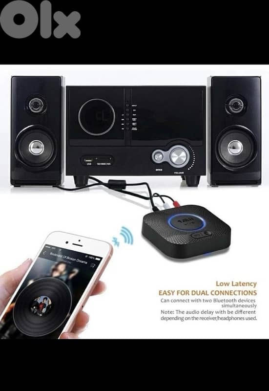 1Mii B06 Plus Bluetooth 5.0 Receiver HiFi Wireless Audio Adapter 2