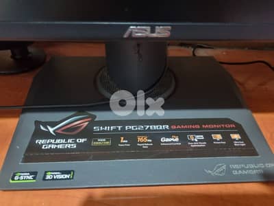 ASUS ROG Swift PG278QR - 2K 165Hz G-Sync Gaming Monitor