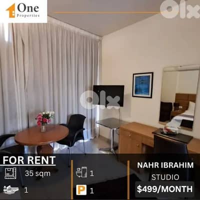 STUDIO / APARTMENT FOR RENT IN NAHR IBRAHIM