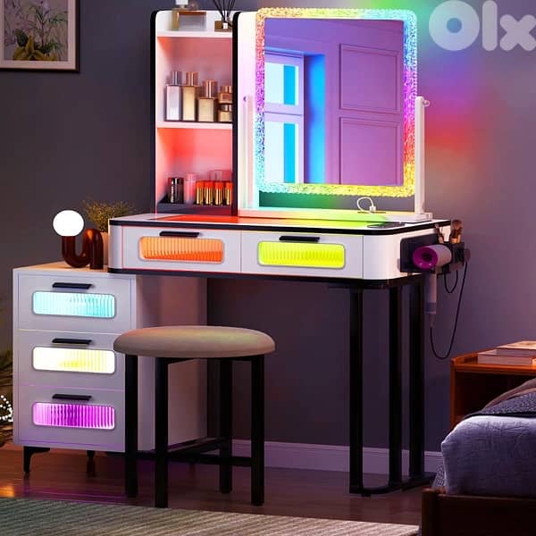Sogesfurniture Rgb Makeup vanity 3
