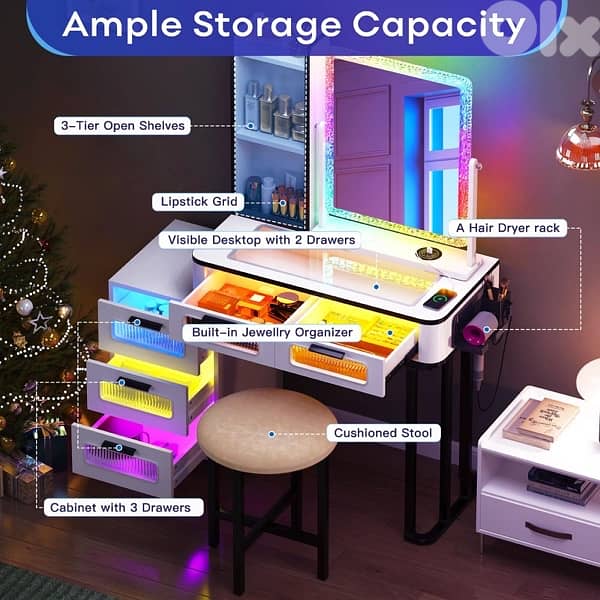 Sogesfurniture Rgb Makeup vanity 4