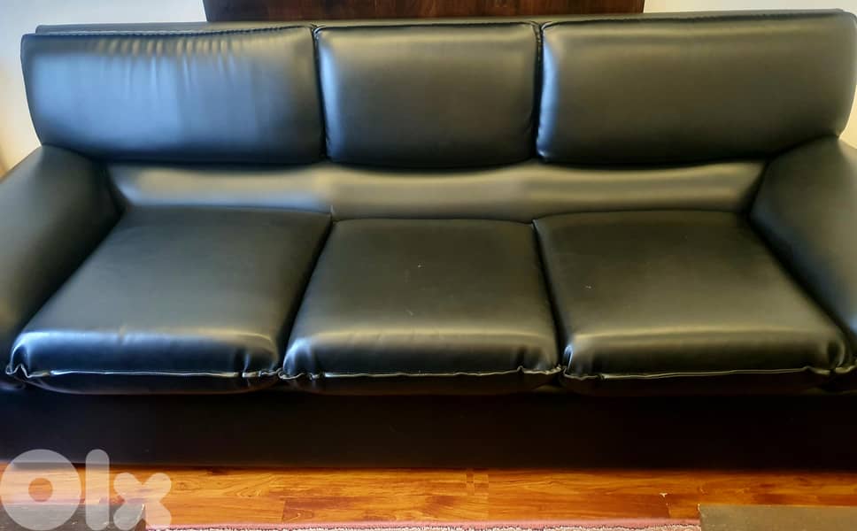 Leather living room 1