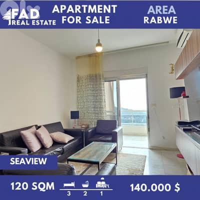 Apartment For Sale in Rabwe شقة للبيع في الربوة