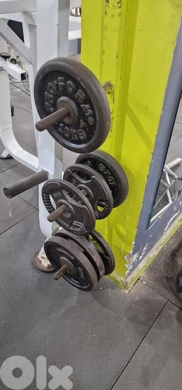 Gym equipments condition very good for sale. 7