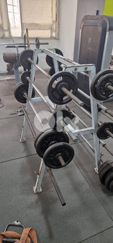 Gym equipments condition very good for sale. 13