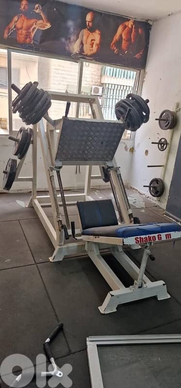 Gym equipments condition very good for sale. 14