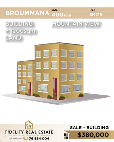 Building for sale in Broummana SM219 مبنى للبيع في برومانا