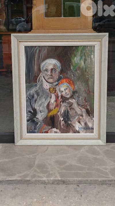 لوحة رسم زيتي اوروبية