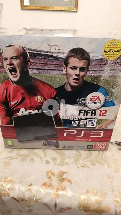 Playstation PS3 Slim w original box kteer ndeefe