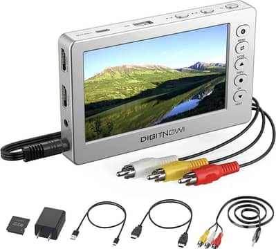DIGITNOW Digital-to-Analog Converter, Silver V102-Silver 5 inch screen