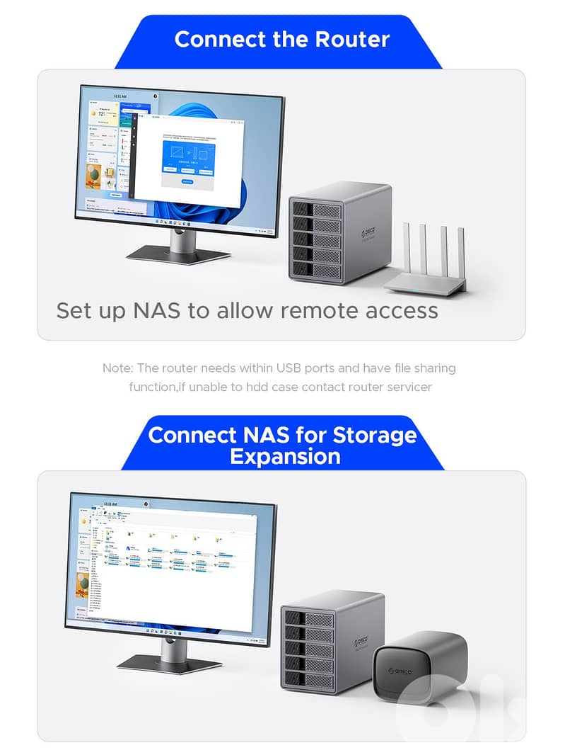 ORICO 5 Big RAID DAS Solution Hard Drive Enclosure ProRAID 110TB 12