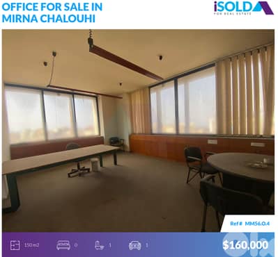 "Good Investment" Opportunity-Furnished Office 4Sale in Mirna Chalouhi