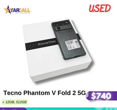 Tecno phantom v fold 2 used