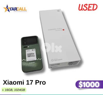 Xiaomi 17 pro used
