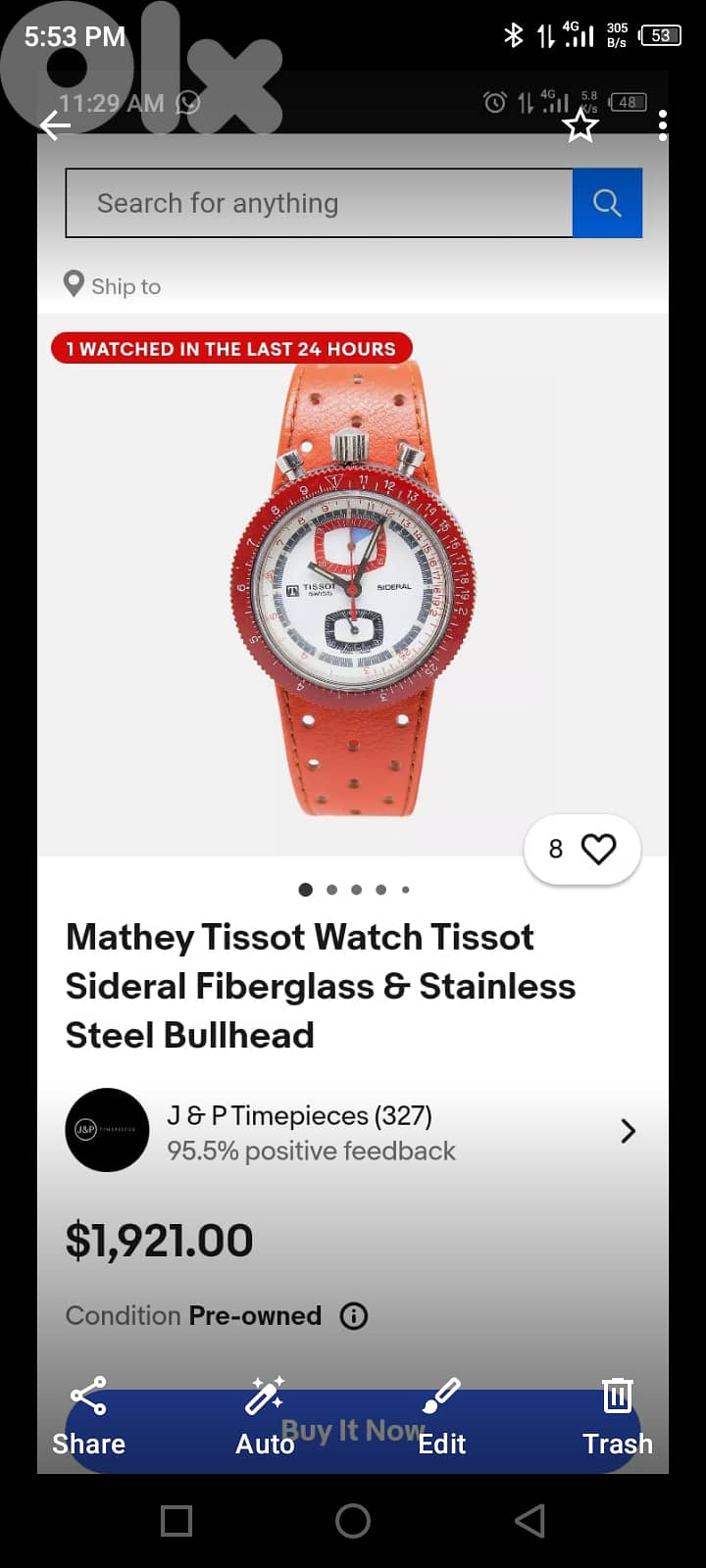 two very rare Swiss watches 5