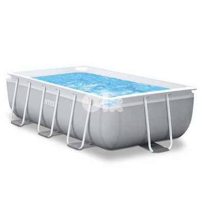 Intex Prism Frame Rectangular Pool Set 300x175x80 CM - طقم مسبح مستطيل