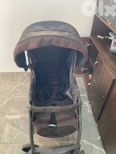 Stroller + Baby Crib