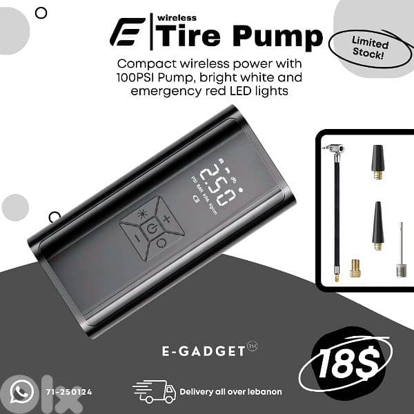 Wireless Tire Pump 1