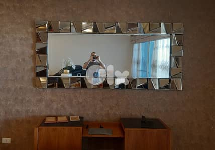 Mirror, Console, and Painting for sale