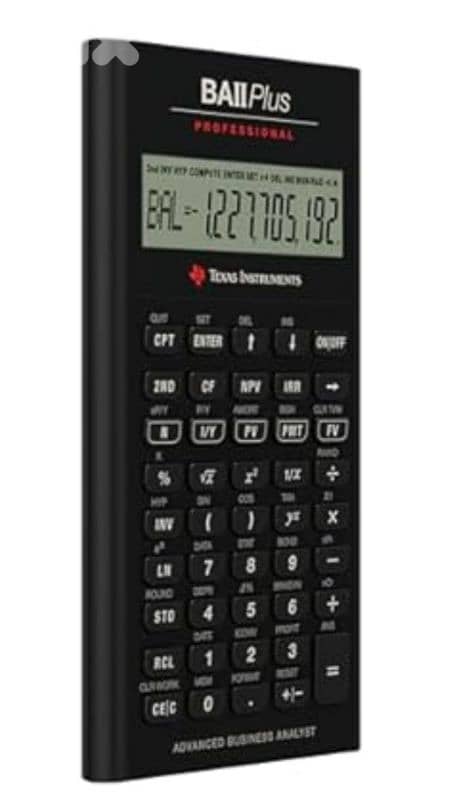 Calculator texas instruments ba2 plus professional 1