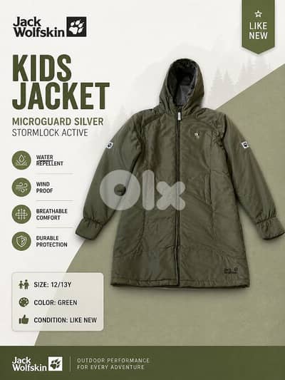 jackwolfskin kids jacket
