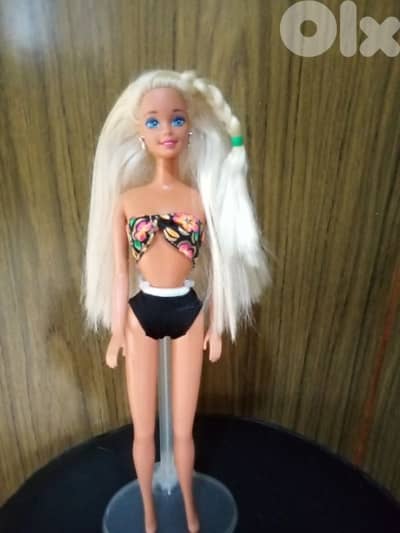 TROPICAL SPLASH Barbie rare Mattel1994 great doll+her own swimwear top