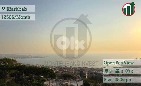 Fully Furnished Apartment for Rent in Kfarhbab !!
