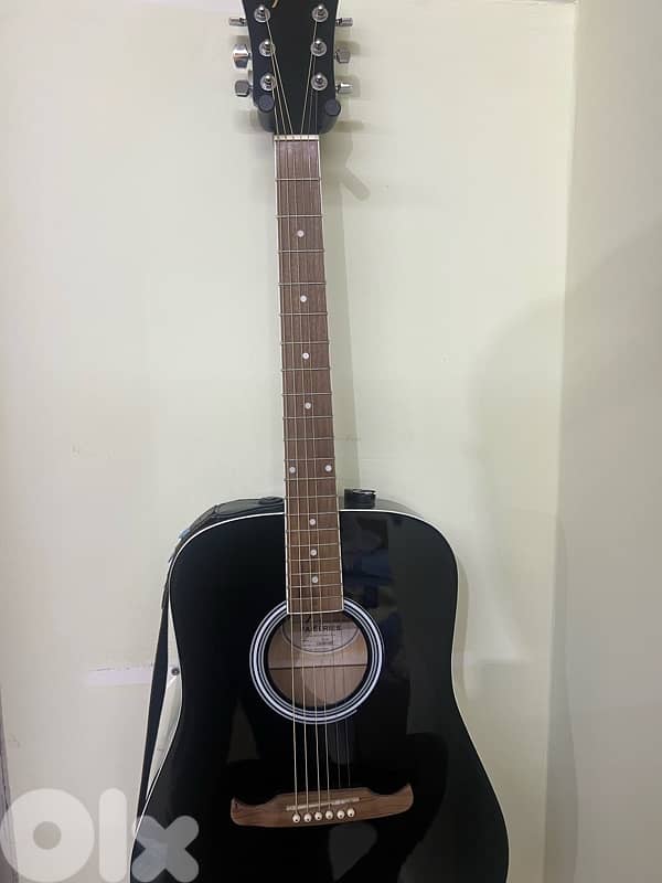 Fender accoustic guitar barely used like new 1