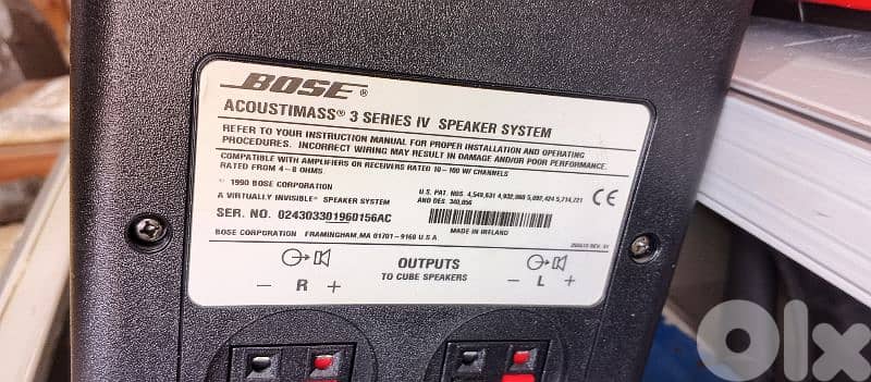 bose subwoofer 1
