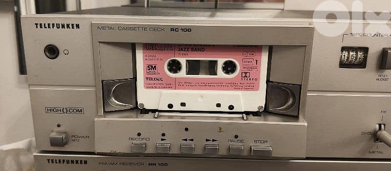 amplifier telefunken with deck cassette 2