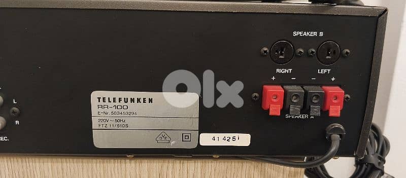 amplifier telefunken with deck cassette 5