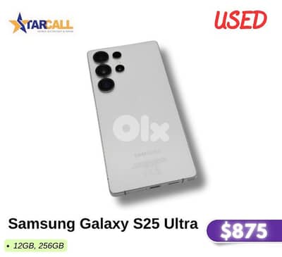 Samsung Galaxy s25 ultra used