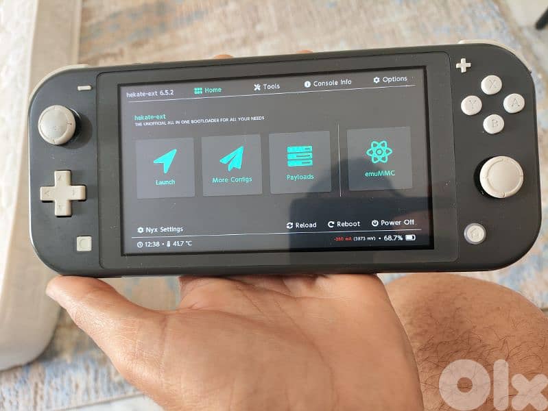 Switch lite chip modded 512gb 4