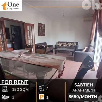 APARTMENT FOR RENT IN SABTIEH