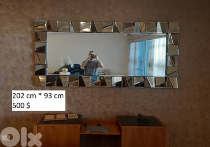 Mirror, Console, and Painting for sale