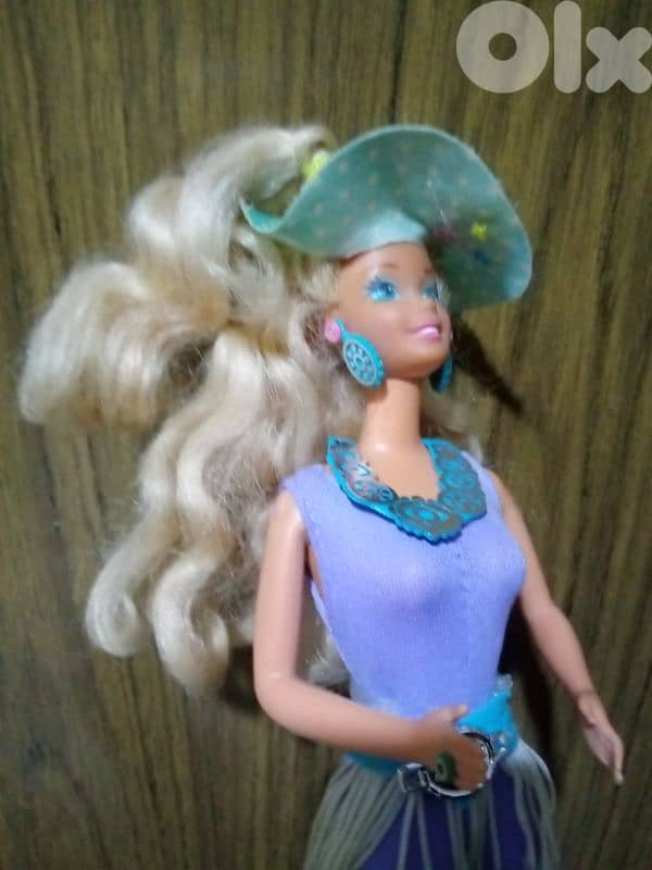 Barbie WESTERN FUN doll Mattel 89 rare Great doll+boots+hat+accessory 4